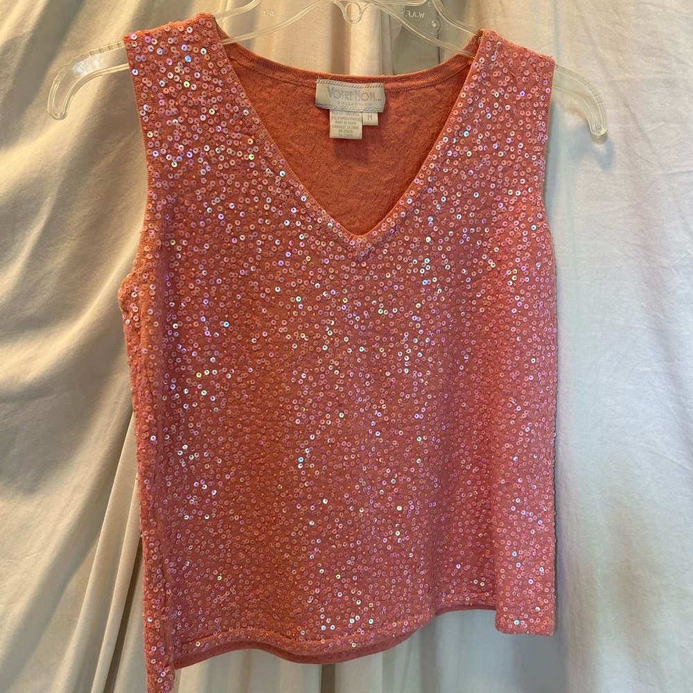 Votre Nom Sequin Top